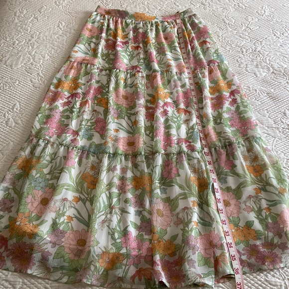 Vince Camuto Floral Maxi Skirt - Picture 6 of 12